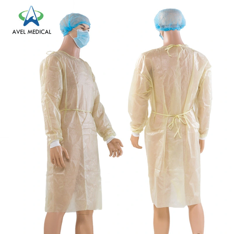 Top Sale Non-Woven Disposable Isolation Gown Protective Suit