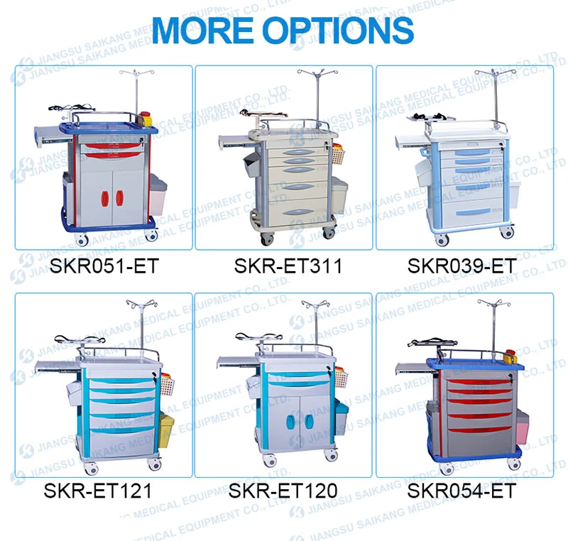 China Online Shopping Simple ABS Anaesthetic Trolly