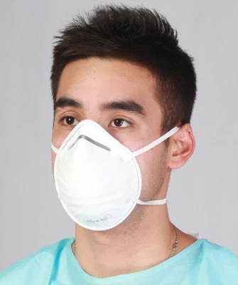 Безопасная трехслойная одноразовая нетканая защитная маска для медицинской хирургии.
