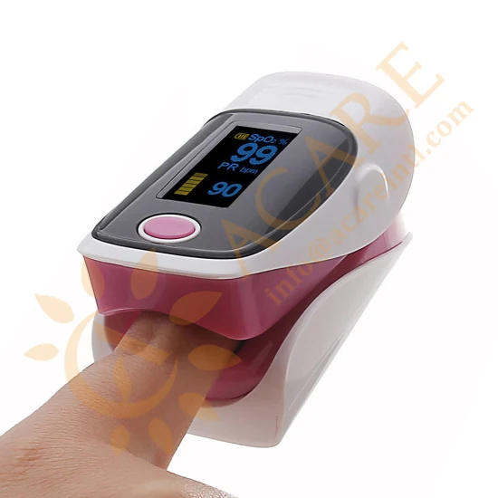 Одобренный CE/FDA пульсоксиметр на кончике пальца, монитор SpO2 для взрослых и детей