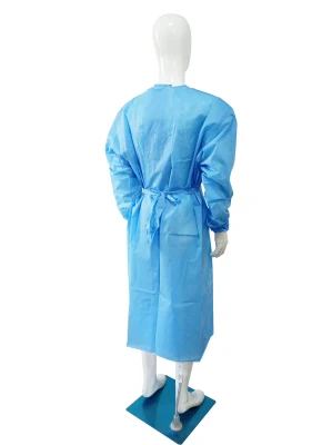 Хирургический костюм CE тканая водонепроницаемая форма Медицинский одноразовый хирургический костюм Армированный халат - стерильный одноразовый предмет