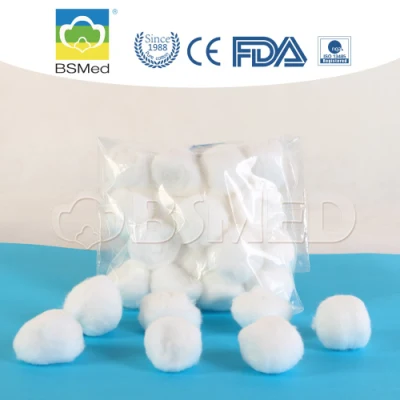Ватные шарики для впитывающих одноразовых медицинских изделий для медицинских товаров