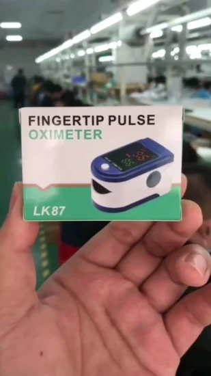 Заводской склад, точечный мониторинг кислорода в крови, домашний OLED-цифровой пульсоксиметр на палец Lk87